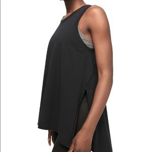 Lululemon long for length tank, black XS